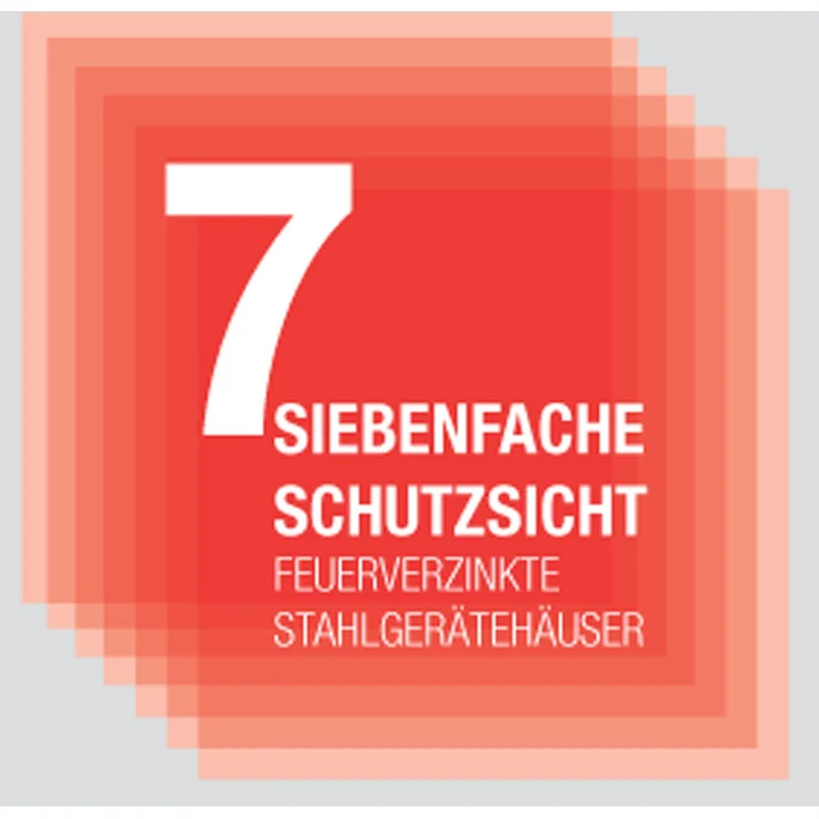 Yardmaster Metall-Gerätehaus "Titanium" Modell 84, silber, 2,33 m²,ohne Bodenrahmen – Bild 2