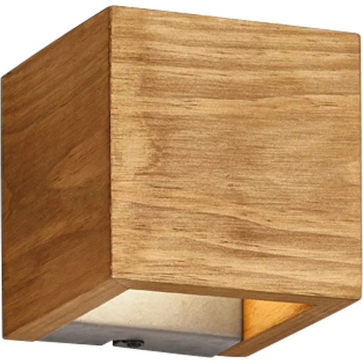 LED Up & Down Wandleuchte, Holz, dimmbar H 11 cm