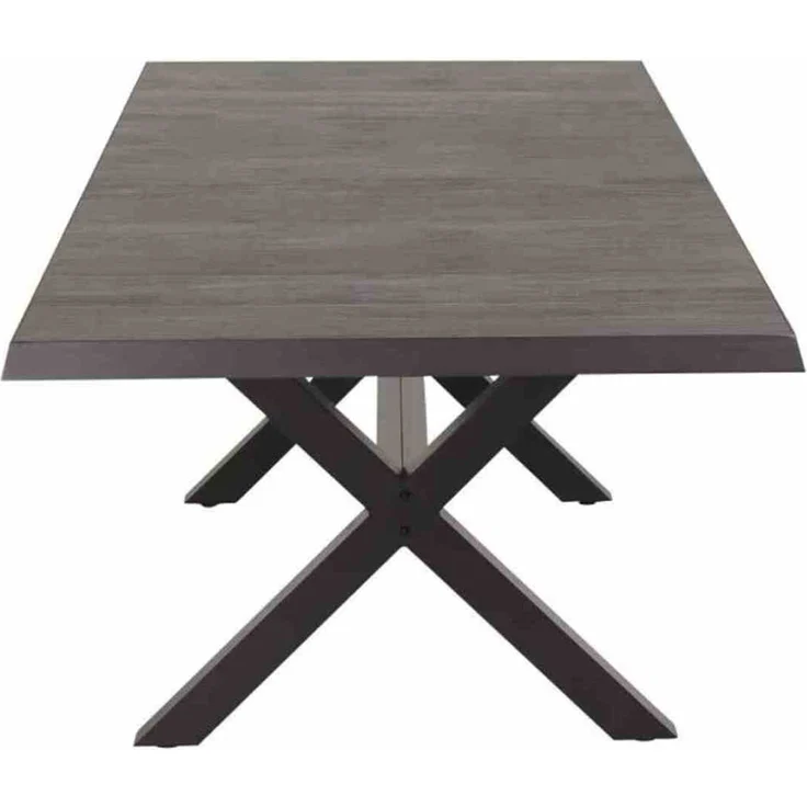 Siena Garden Messina Ausziehtisch 200/260 x 100 cm anthrazit / wood grey – Bild 9