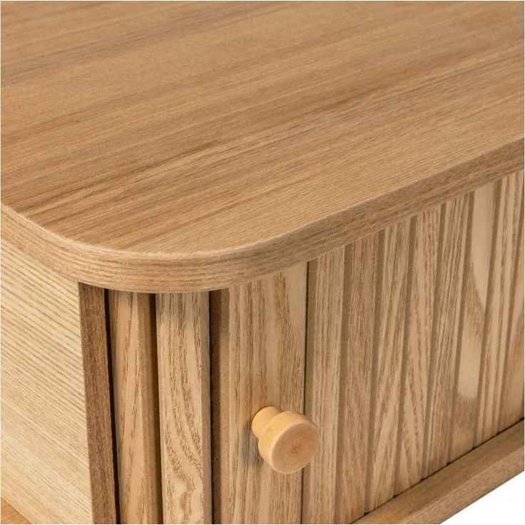 Nachttisch Jena aus Kiefernholz, Natur, 40 x 30 x 15 cm – Bild 3