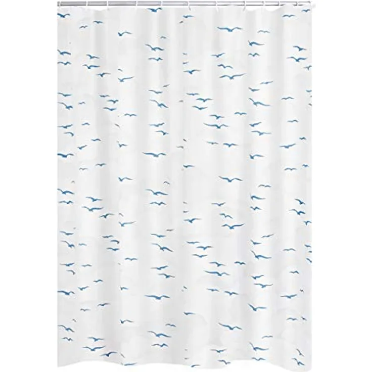Ridder Duschvorhang Sylt blau Breite 120 cm