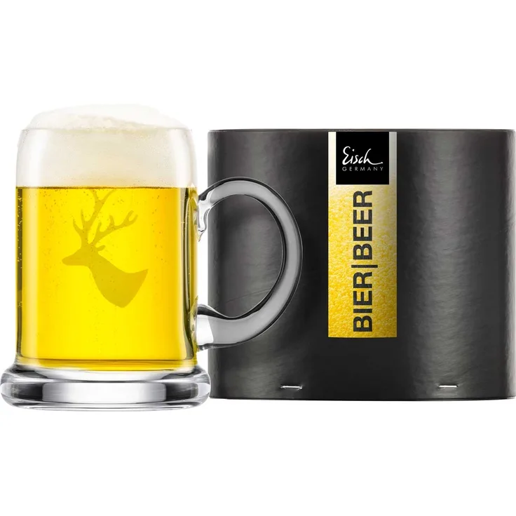 Eisch Chalet Bierseidel 300 ml in Geschenkröhre
