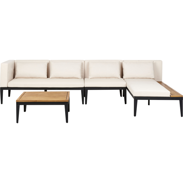 Lounge Set mit Tisch BRACCIANO Helles Beige