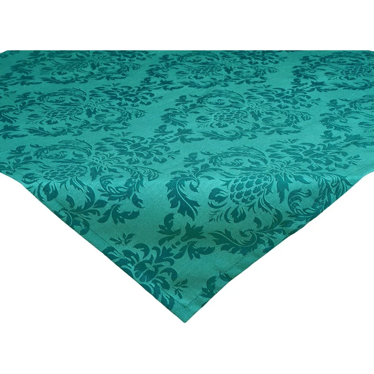 beties Mitteldecke Epoche (1-tlg, 1 Stück Kissenhülle), 60x60 cm Baumwolle petrol-grün – Bild 5