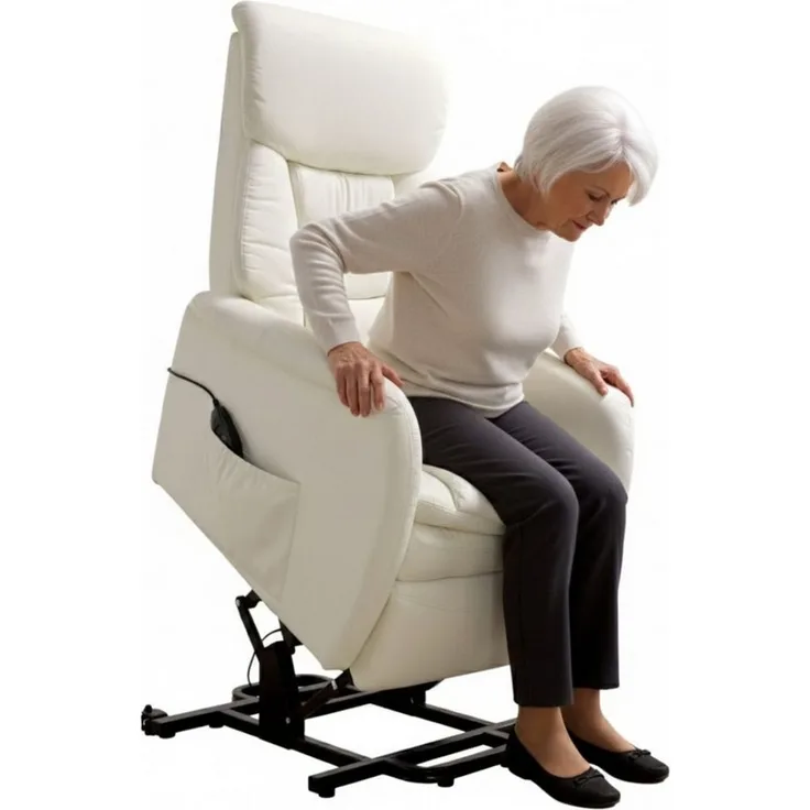 abc HOME Sessel Elektrisch, Massage, Aufstehfunktion, Liegefunktion, Elektrisch verstellbar