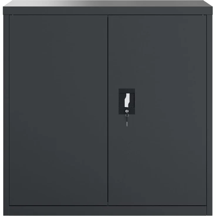 vidaXL Aktenschrank Anthrazit 90x40x130 cm Stahl 3188329 – Bild 7