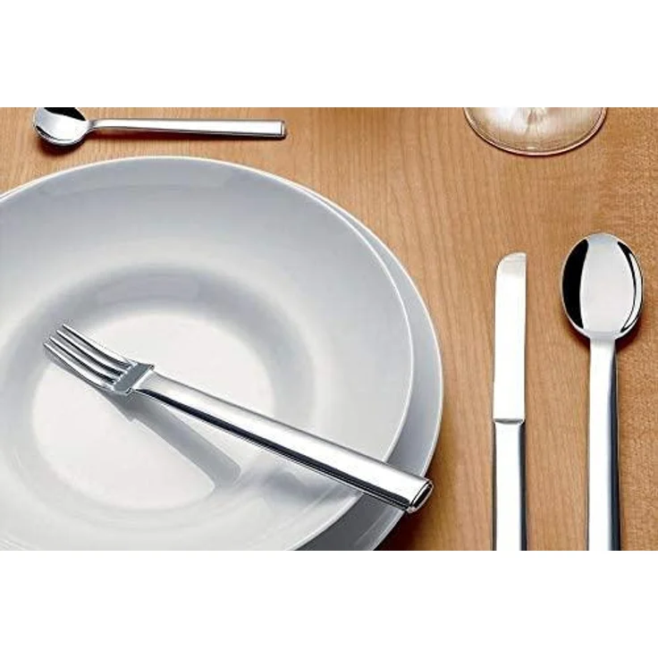 Alessi Rundes Modell Besteckgarnitur 24 TLG, Edelstahl, Silber, 3. 3x36. 5x4. 5 cm, Einheiten – Bild 3