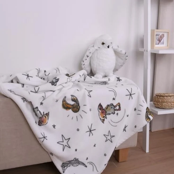 Babydecke Harry Potter Microfaserflausch-Decke 75/100 cm Kuscheldecke, Herding, Kinder Kuscheldecke Babydecke – Bild 4