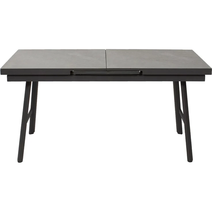Gartentisch Burundi Ausziehtisch mit Synchronauszug 160/210x90x77,5 cm Keramik Anthrazit – Bild 2