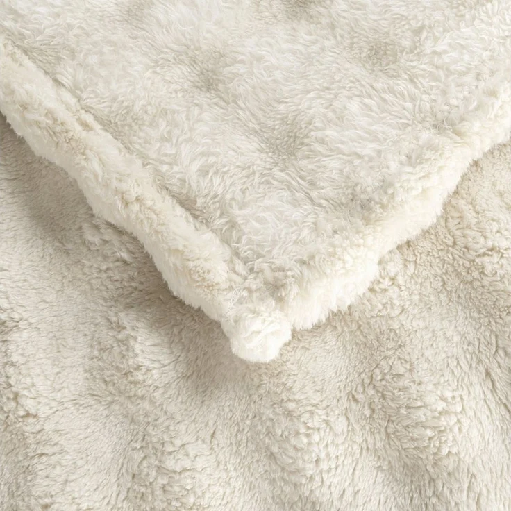 Wohndecke BUBBLE, Design91, flauschige Kuscheldecke mit 3D-Muster, 350 g/m², weich & warm – Bild 4