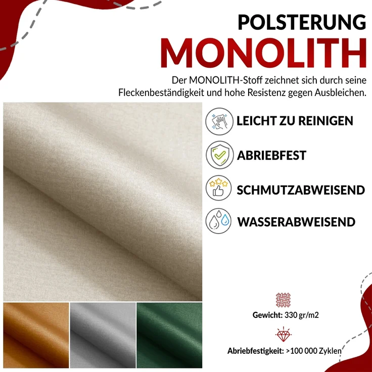 Boxspringbett mit Kopfteil und Topper, Doppelbett - RICO - 200x200cm - Braun Velours - H3 – Bild 6