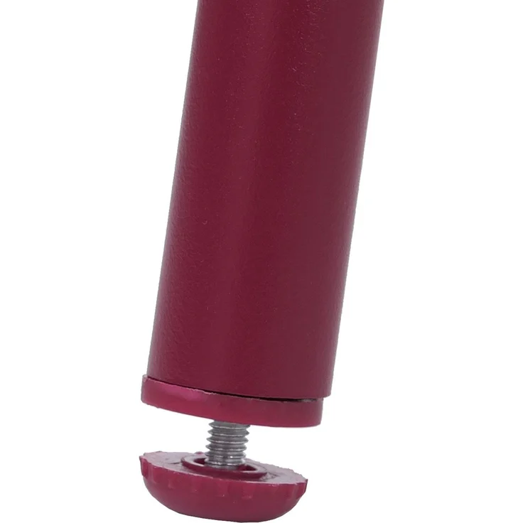 2er-Set Aluminium-Esszimmerstuhl HWC-P89, Indoor Stuhl Armlehne, Stoff/Textil (180 g/m²) Seilgeflecht Rope ~ bordeaux – Bild 6