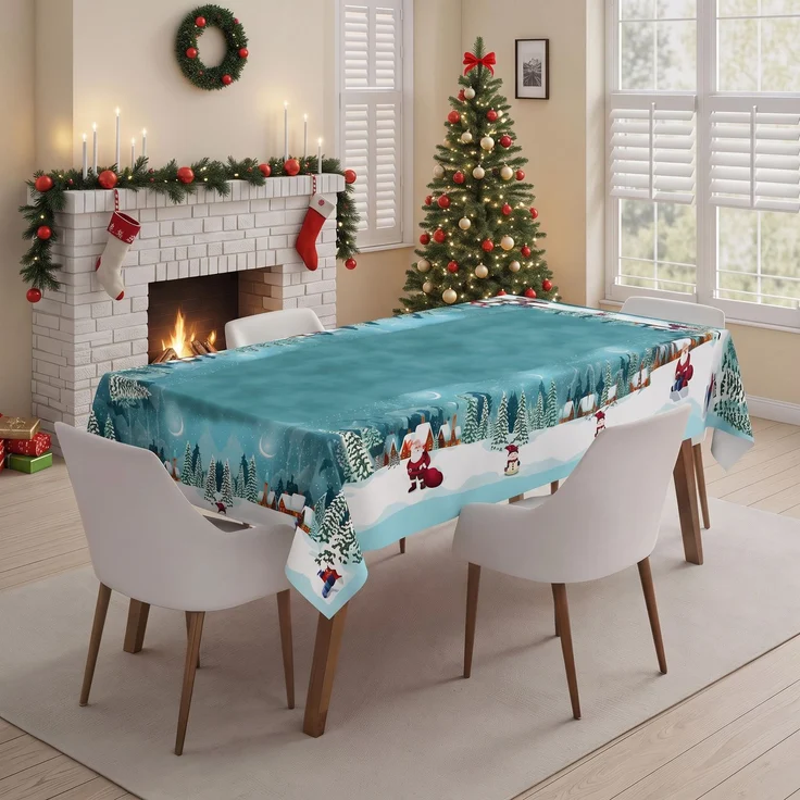 Hermia Concept 'Xmas 17' Tischdecke, Mehrfarbig, 160 x 220 cm – Bild 1