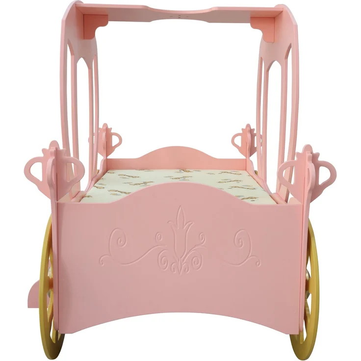 Kinderbett Prinzessin Kutsche in Rosa – Bild 5