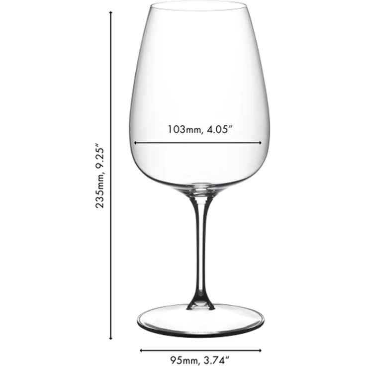 Riedel GRAPE Cabernet / Merlot / Cocktail Weinglas 6er Set – Bild 2