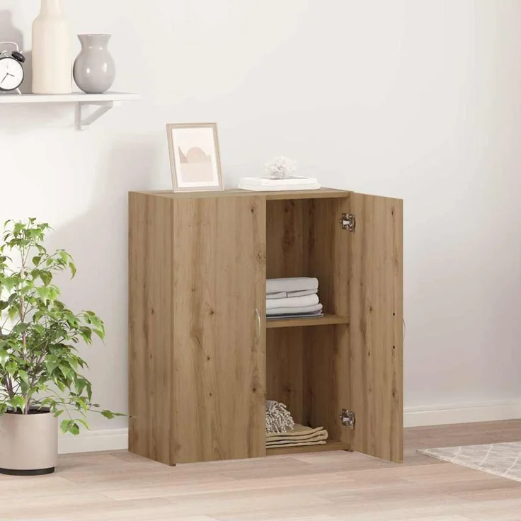 vidaXL Büroschrank Artisan-Eiche 70 x 32 x 77.5 cm Holzwerkstoff 869121 – Bild 4