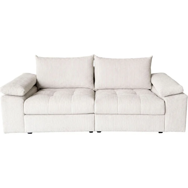 OTTO home Big-Sofa Soft&Cosy Pik XL, B: 246 cm, Mega Sofa in Cord, Lounge-Komfort mit edler Sitzsteppung, Federkern – Bild 2