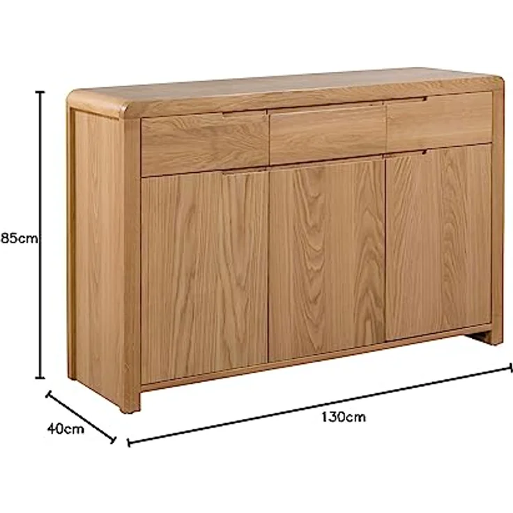 Julian Bowen Curve Sideboard, Eiche – Bild 4