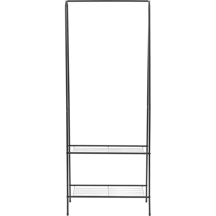 vidaXL Kleiderständer 59 x 35 x 150 cm Schwarz 246724