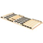 vidaXL Lattenrost mit 38 Latten, natur, 90x200 cm