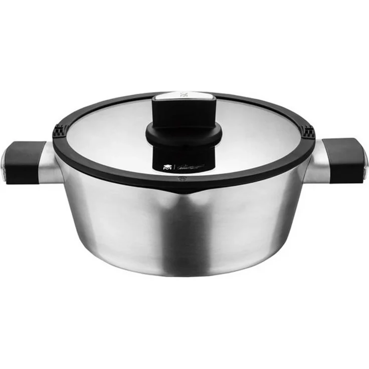 MasterPRO Kochtopf Alu-Kochtopf Topf Ø 20 cm mit Glasdeckel Induktion, Aluminium – Bild 4
