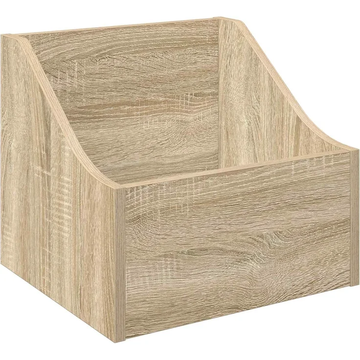 vidaXL LP Plattenbox Sonoma-Eiche 37 x 33 x 32 cm Holzwerkstoff 8012766 – Bild 2