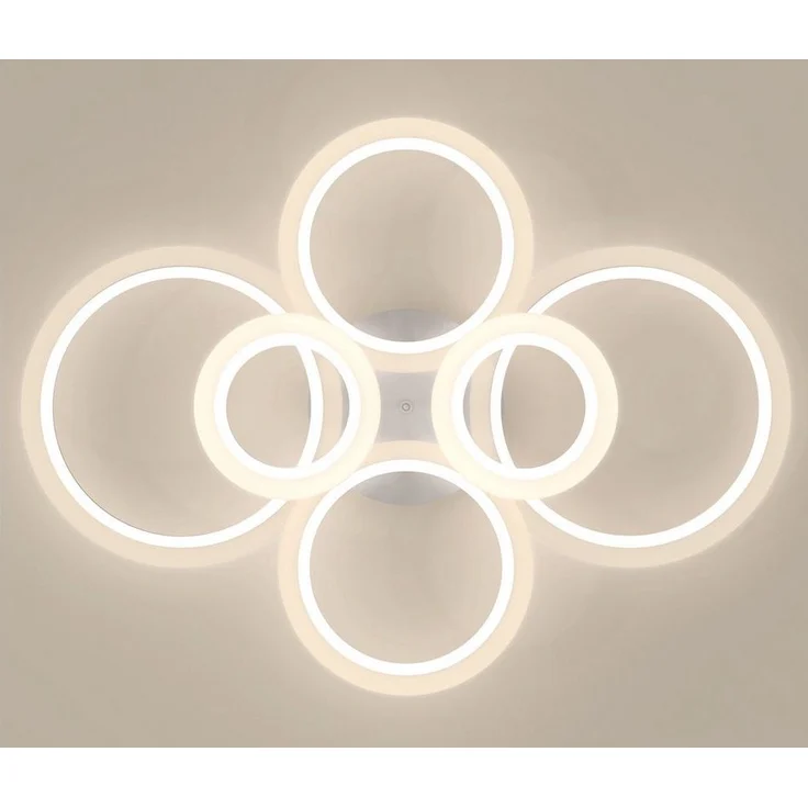 FIVMEN LED Deckenleuchte Deckenlampe Dimmbar mit Fernbedienung LED Lampen, Verstellbares Licht Deckenleuchten für Wohnzimmer Schlafzimmer – Bild 2