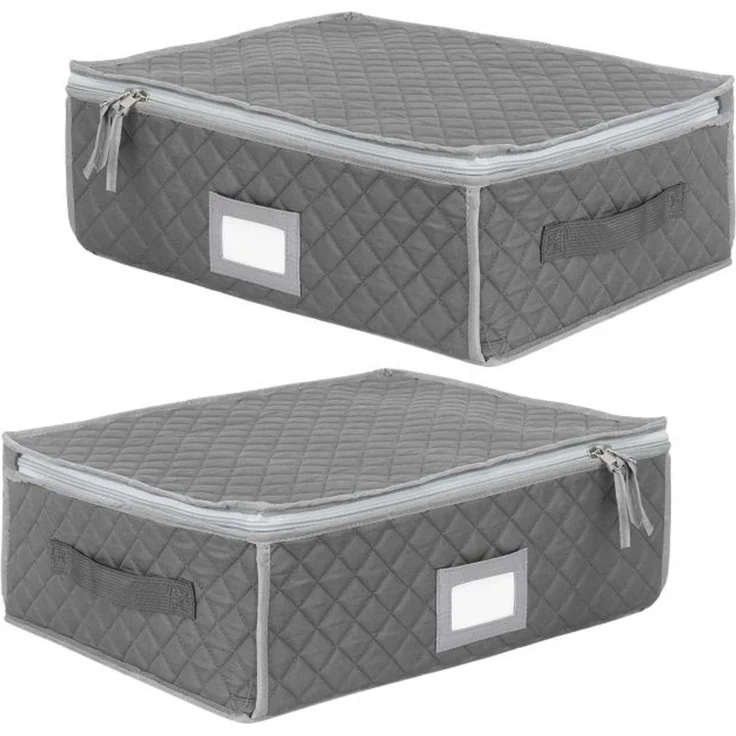 Relaxdays Aufbewahrungsbox für Geschirr Set – Bild 10