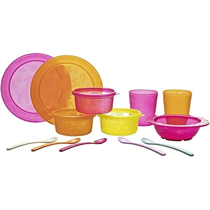 nip Esslernset 12-teilig, Girl, mehrfarbig