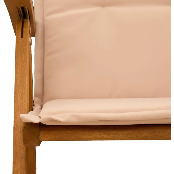 vidaXL Liegestühle für den Garten 4 stk. Natur Massivholz Akazie 3434466 – Bild 5