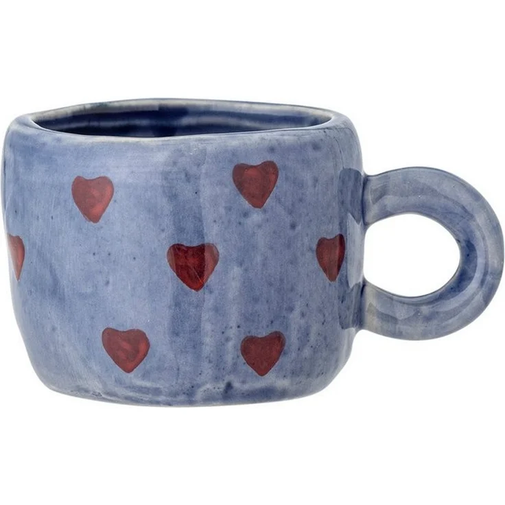 Bloomingville Tasse Bloomingville Nini Tasse, Blau, Steingut, 115 ml, Steingut – Bild 5