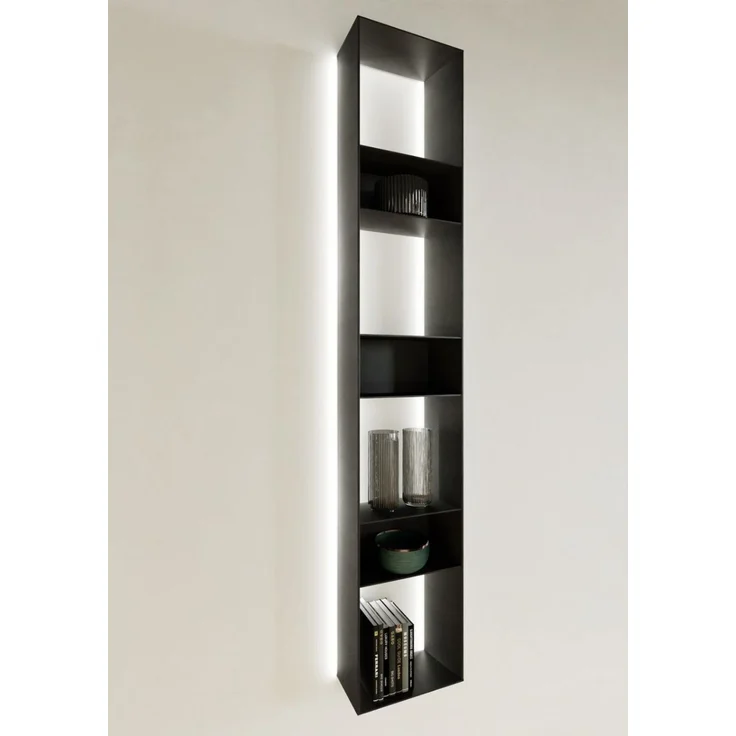 Naber 8041235 transFORM Solitärregal, 900 x 300 x 180 mm (H x B x T) für Regalsystem, schwarz matt – Bild 1