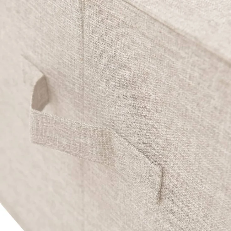 vidaXL Aufbewahrungsboxen 2 Stk. Stoff 50x30x25 cm Creme 332917 – Bild 6