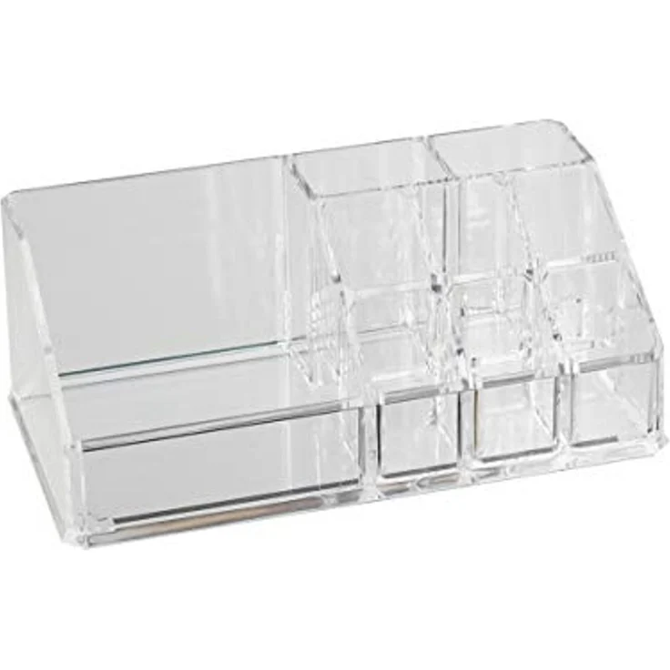 axentia Make-Up Organizer Kosmetik-Organizer, Kunststoff, 9 Fächer 129598, 1-tlg. – Bild 1