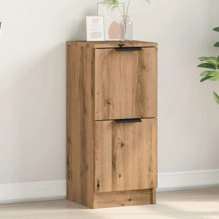 vidaXL Sideboard Artisan-Eiche 30x30x70 cm Holzwerkstoff 856961 – Bild 3