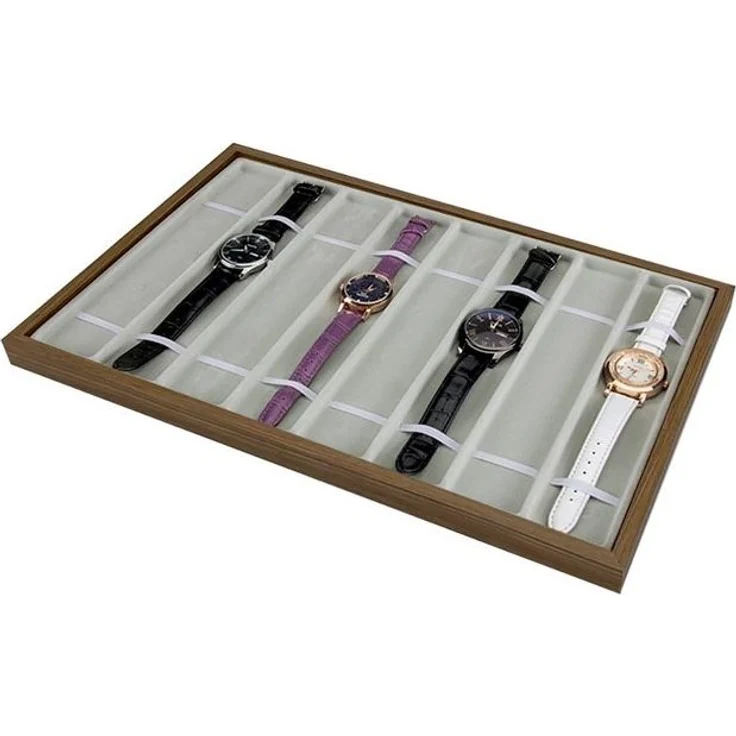 mixed24 Uhrenbox Uhrenablage für 8 Armbanduhren Uhren Uhrenaufbewahrung, Uhrenpräsentation – Bild 4