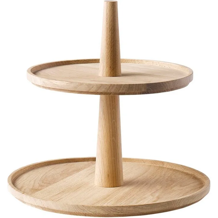 APS Etagere VALO, Holz, Eichenholz geölt, 2-stufig