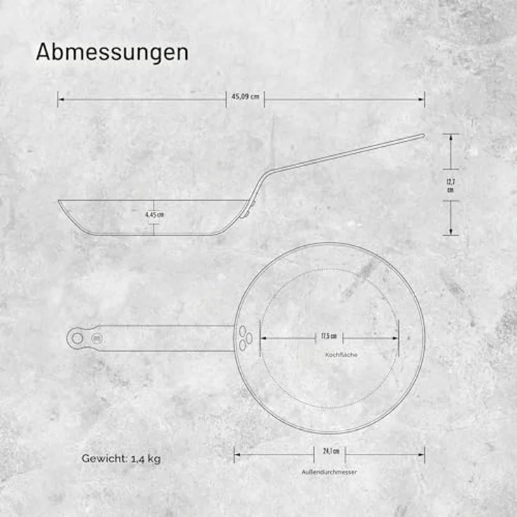 De Buyer BRATPFANNE AUS EISEN, MINERAL B, Ø 24CM – Bild 7