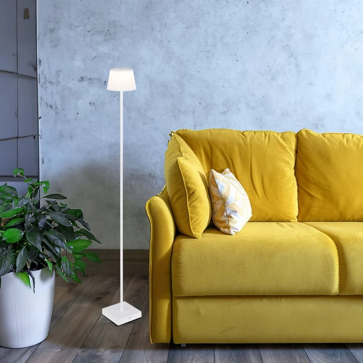 GLOBO LIGHTING LED Stehlampe GREGOIR, Dimmfunktion, mehrere Helligkeitsstufen, LED fest integriert, Stehleuchte/Wohnzimmer/Schlafzimmer/Flur – Bild 1