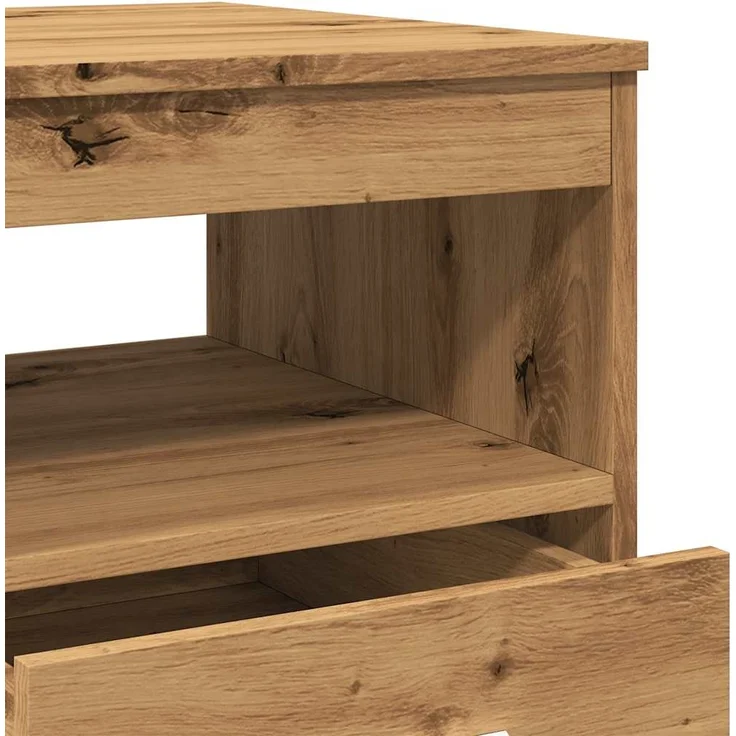 vidaXL Schubladenschrank Artisan-Eiche 40x50x76 cm Holzwerkstoff 856005 – Bild 8