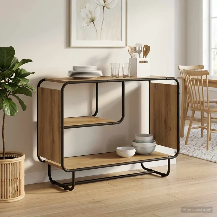 vidaXL Sideboard Artisan-Eiche 93.5 x 37.5 x 64.5 cm Holzwerkstoff 8007947