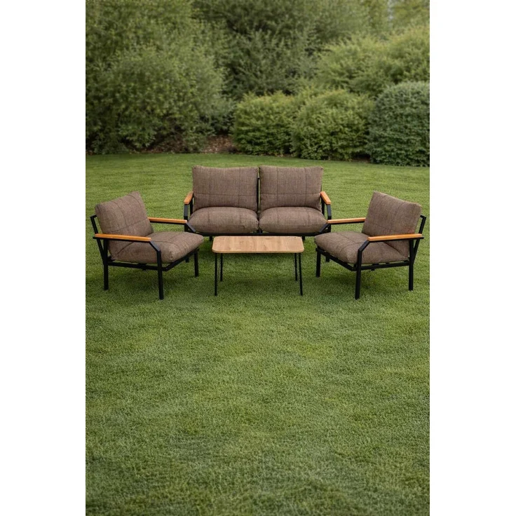 Skye Decor 'Alya Sehpa - Mink' Garten-Lounge-Set, Nerz, 120 x 70 x 61 cm – Bild 1