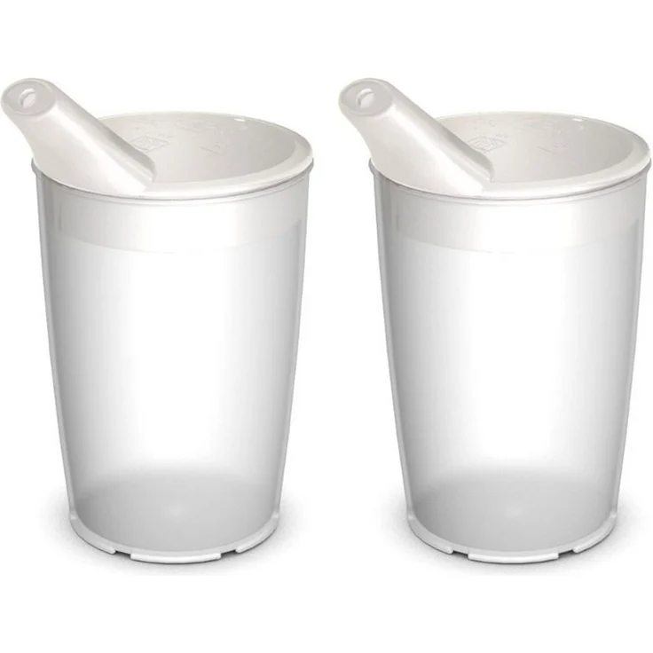 Ornamin Schnabelbecher Pflegebecher mit Schnabelaufsatz/Trinkaufsatz, 2-tlg, Kunststoff, Trinkhilfe l Alltagshilfe l BPA-frei l bruchstabil l Made in Germany – Bild 5