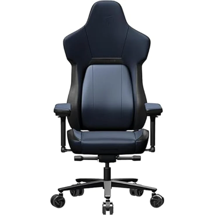 ThunderX3 CORE Moderner Gaming-Stuhl, Ergonomisch, SYNC6 Sechsfache Verstellbarkeit, CORED.RDY 360 Technologie, Abnehmbares Kopfstützenkissen, Vielseitige 3-in-1 Fußstütze, Blau – Bild 2