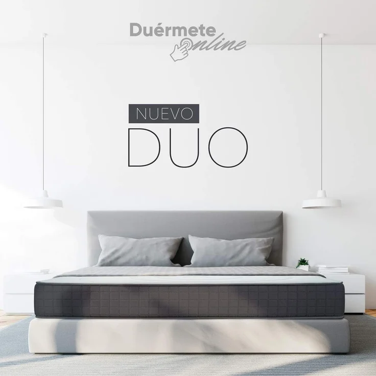 DUÉRMETE ONLINE Viskoelastische Matratze, wendbar, Höhe 25 cm, Exklusive Polsterung, Biogel, 140x180 cm – Bild 2