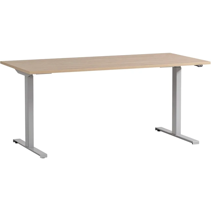 Schildmeyer Antero 701870 Schreibtisch höhenverstellbar, Eiche hell Dekor, 160 x 75 x 71-121 cm – Bild 1