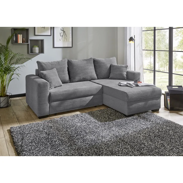 Job 'Elmau KPL' Wohnlandschaft, Cord grau – Bild 1