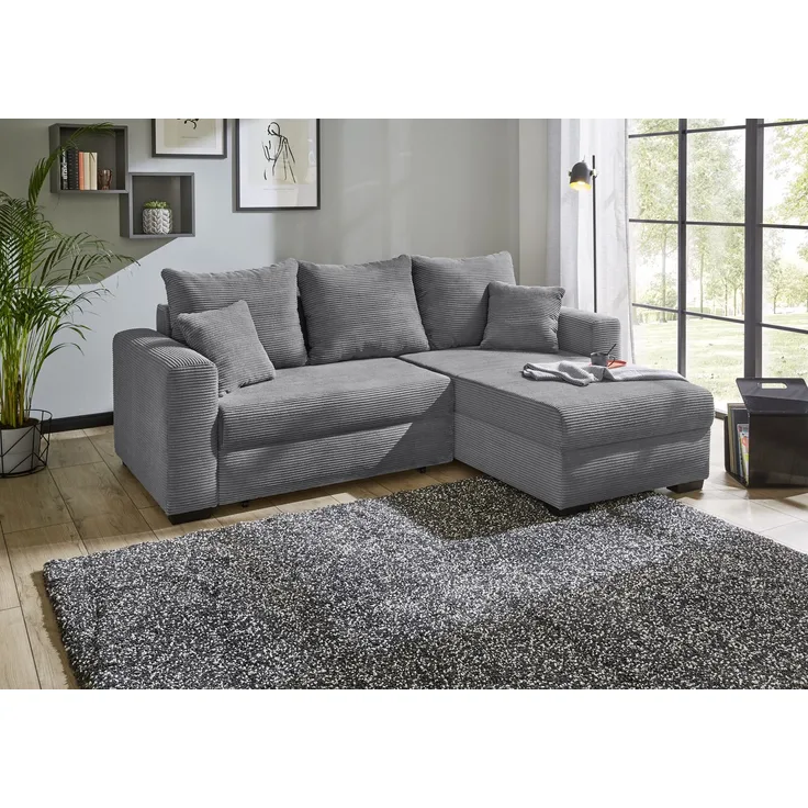 Job 'Elmau KPL' Wohnlandschaft, Cord grau