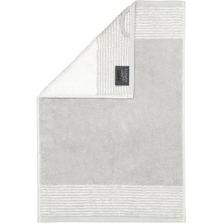 CAWÖ Gästetuch - Luxury Home, C Two-Tone, Walkfrottier Platin 30x50cm – Bild 6