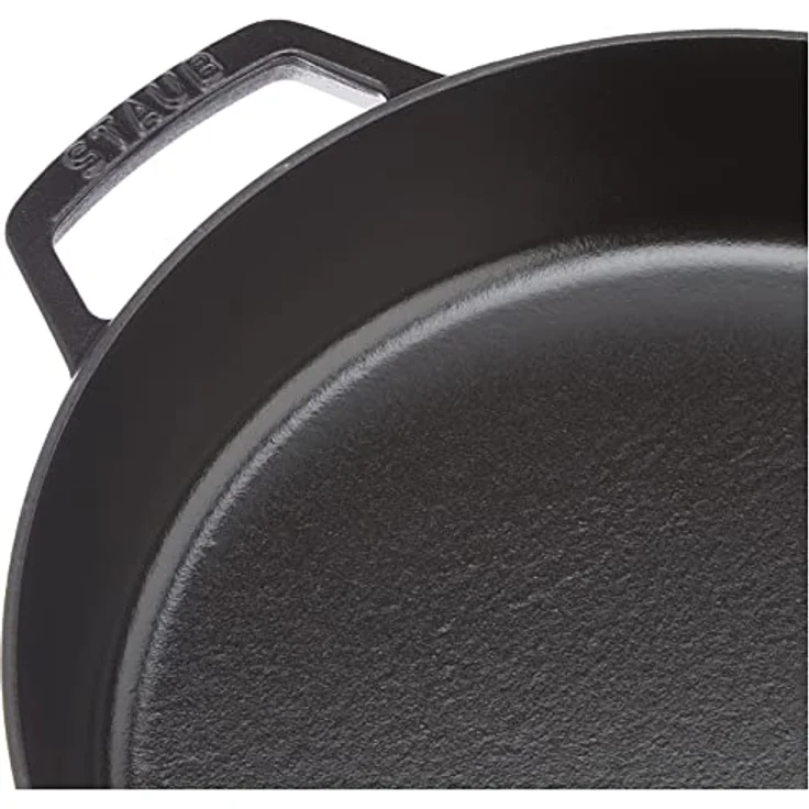 Staub Pans Bratpfanne 26 cm, Gusseisen, Schwarz – Bild 5
